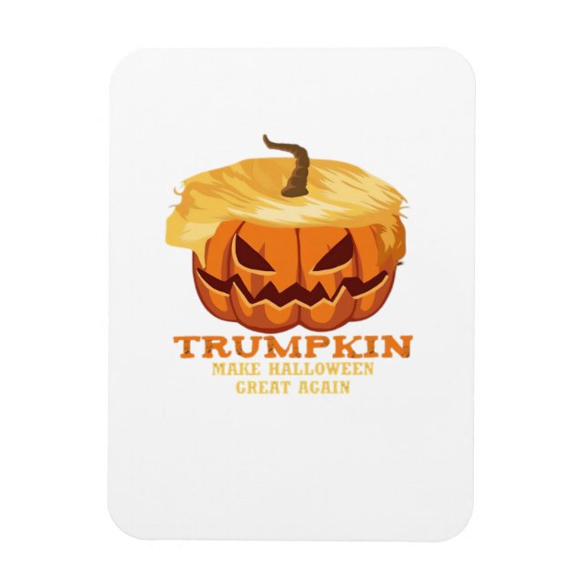 Trumpkin Funny Halloween Pumpkin – Classic Costume Magnet (Vertical)