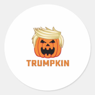 Trumpkin – Funny Parody Slogan Classic Round Sticker
