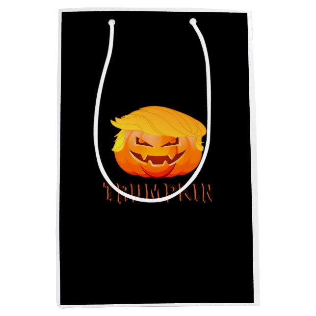 Trumpkin Halloween Classic Medium Gift Bag (Front)