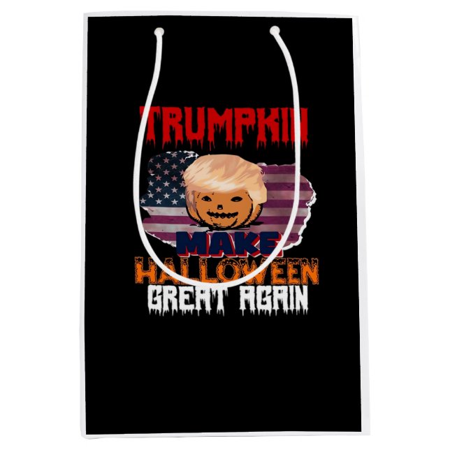 Trumpkin Halloween Classic Medium Gift Bag (Front)