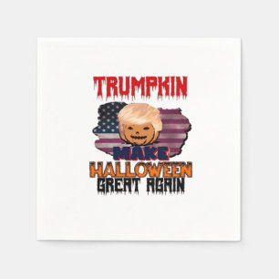 Trumpkin Halloween Classic Napkin