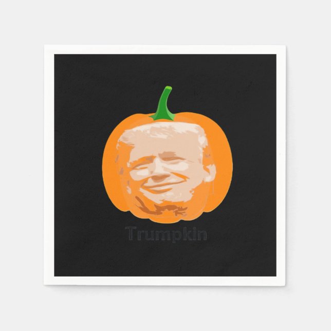 Trumpkin Halloween Classic Napkin (Front)