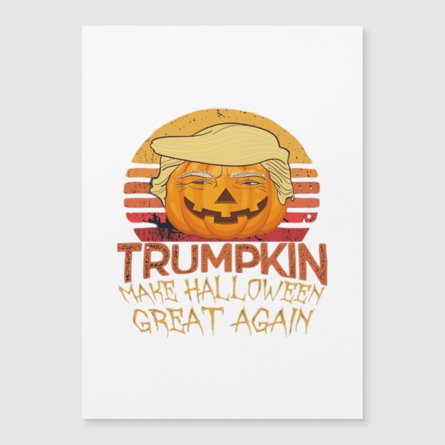 Trumpkin Halloween Funny Classic (Front)