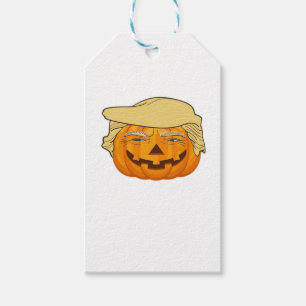 Trumpkin Halloween Funny Classic – Basic Fall Slot Gift Tags
