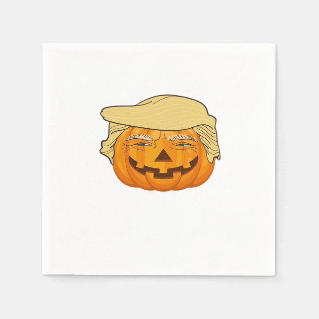 Trumpkin Halloween Funny Classic – Basic Fall Slot Napkin (Front)