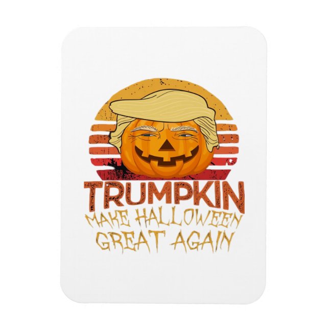 Trumpkin Halloween Funny Classic Magnet (Vertical)