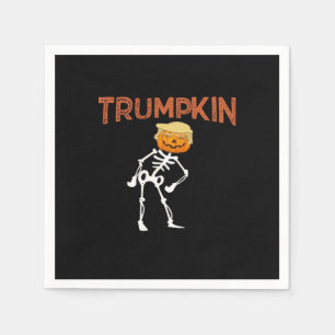 Trumpkin Halloween Funny Classic Napkin