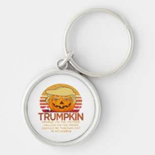 Trumpkin Halloween Funny Classic – Political Pumpk Key Ring