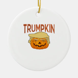 Trumpkin Halloween Funny Classic – Sloth Mask Desi Ceramic Tree Decoration