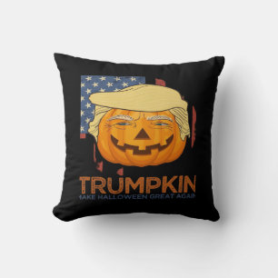 Trumpkin Halloween Funny Design Cushion