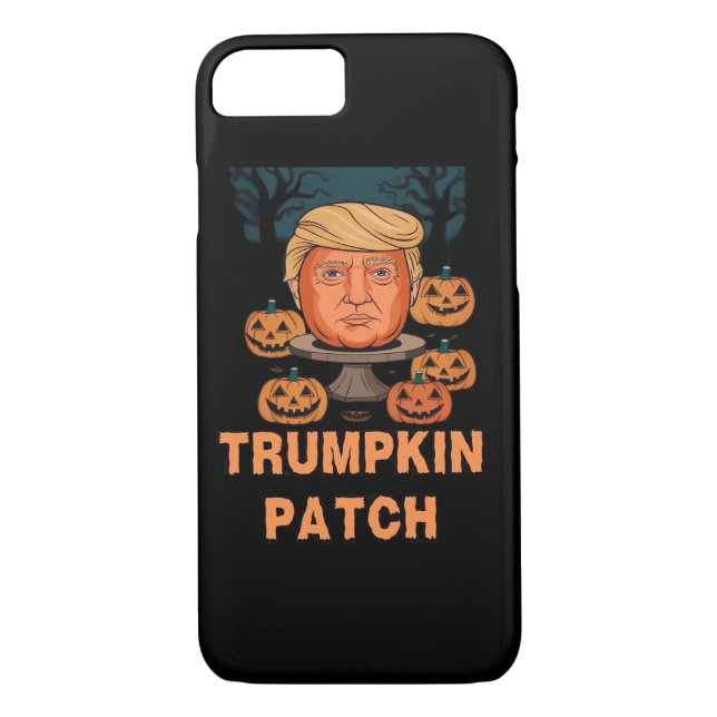 Trumpkin  Halloween – Funny Political Pumpkin Desi Case-Mate iPhone Case (Back)