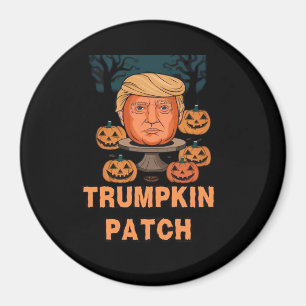 Trumpkin Halloween – Funny Political Pumpkin Desi Magnet
