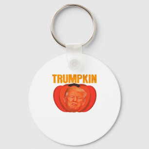 Trumpkin Halloween Jack O Lantern Graphic Funny  Key Ring