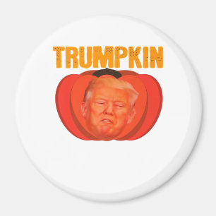 Trumpkin Halloween Jack O Lantern Graphic Funny Magnet