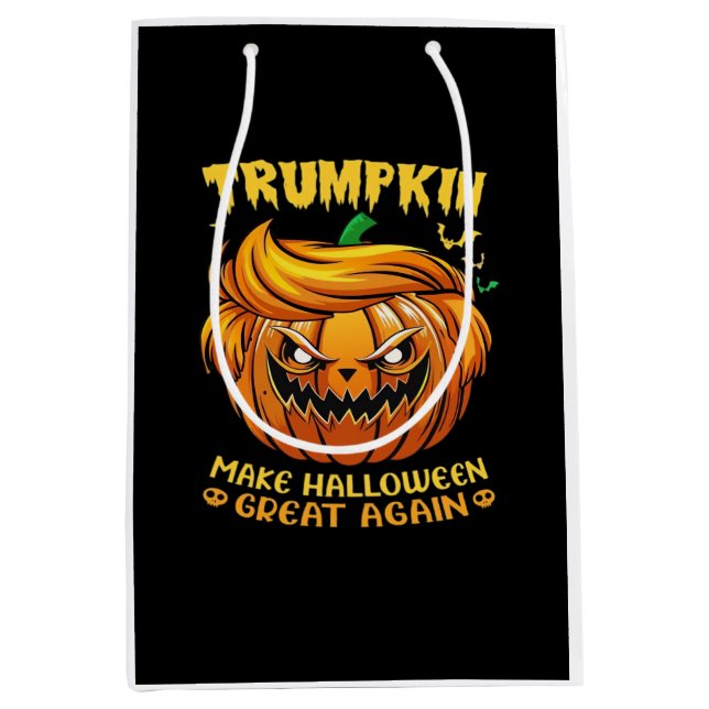 Trumpkin Halloween - Make Halloween Great Again Cl Medium Gift Bag (Front)