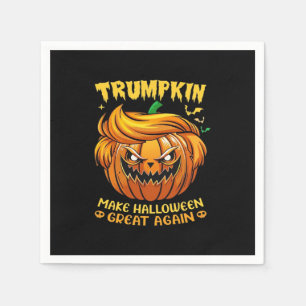 Trumpkin Halloween - Make Halloween Great Again Cl Napkin