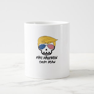 Trumpkin Halloween Make Halloween Great Again Funn Large Coffee Mug