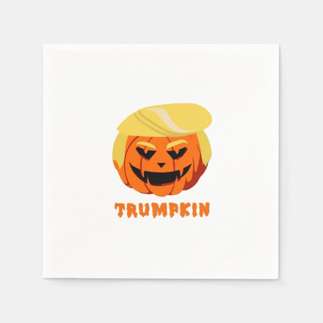 Trumpkin Halloween Napkin (Front)