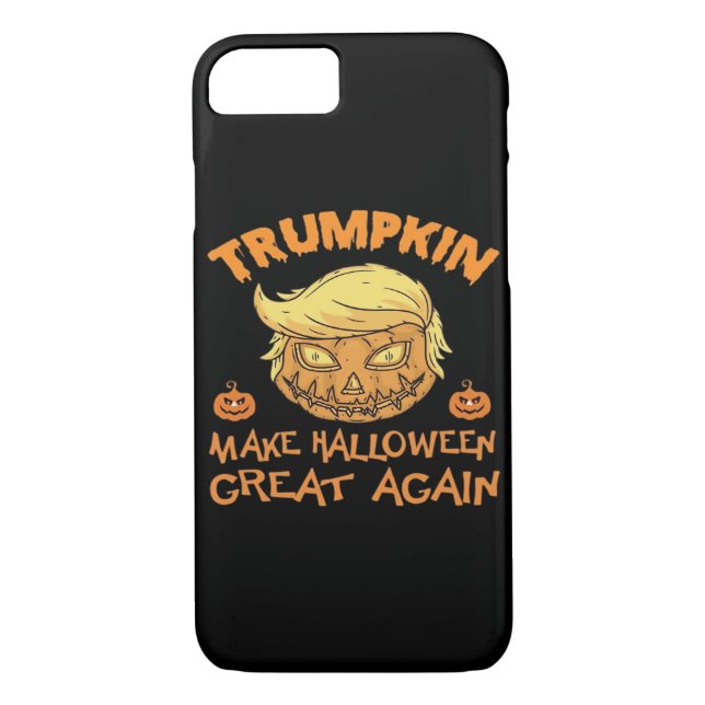 Trumpkin Halloween Pumpkin Case-Mate iPhone Case (Back)