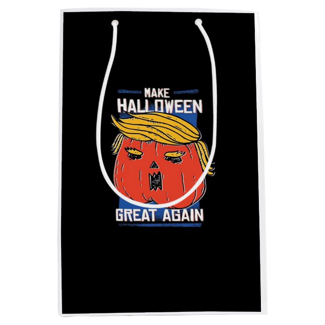 Trumpkin Halloween Pupmkin Classic Medium Gift Bag (Front)
