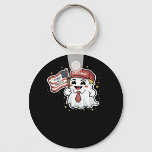 Trumpkin, I Always Get Ghosted, Halloween, Spooky, Key Ring