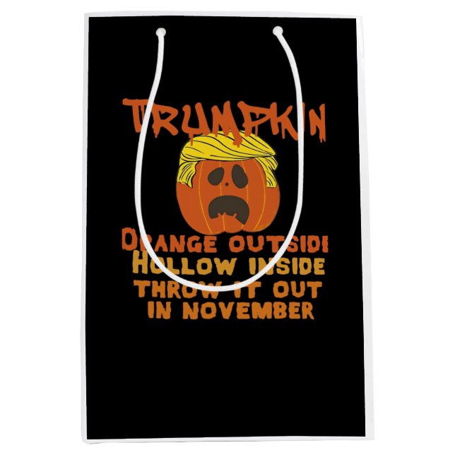 Trumpkin Inside Throw Out November Classic Medium Gift Bag (Front)