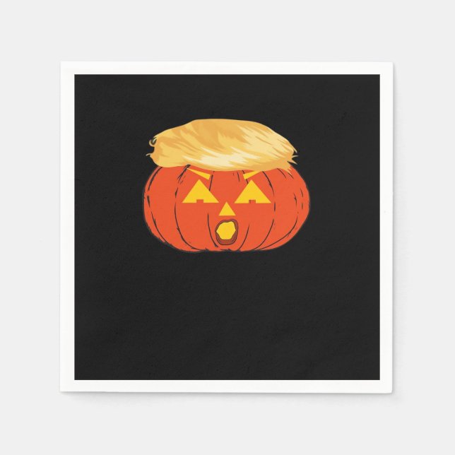 Trumpkin Jack O'Lantern Napkin (Front)