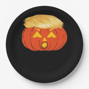Trumpkin Jack O'Lantern Paper Plate