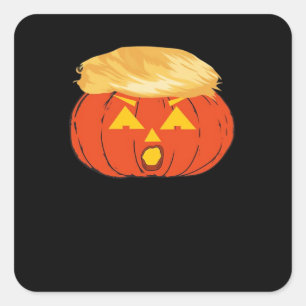 Trumpkin Jack O'Lantern Square Sticker