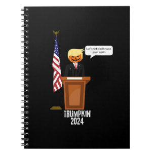 Trumpkin Let's Make Halloween Great Again Classic Notebook