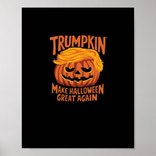 Trumpkin Make America Halloween Great Again Classi Poster