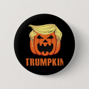 Trumpkin Make Halloween 6 Cm Round Badge