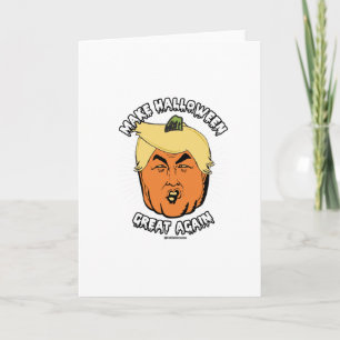 Trumpkin - Make Halloween Great Again Card