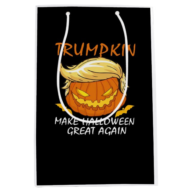 Trumpkin Make Halloween Great Again Classic – Funn Medium Gift Bag (Front)