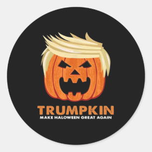 Trumpkin Make Halloween Great Again Classic – Limi Classic Round Sticker