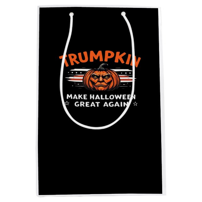Trumpkin Make Halloween Great Again Classic Medium Gift Bag (Front)