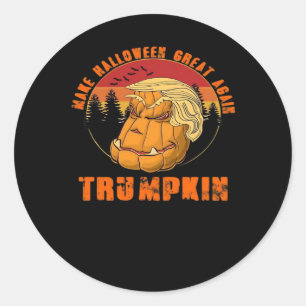 Trumpkin Make Halloween Great Again Classic – Paro Classic Round Sticker