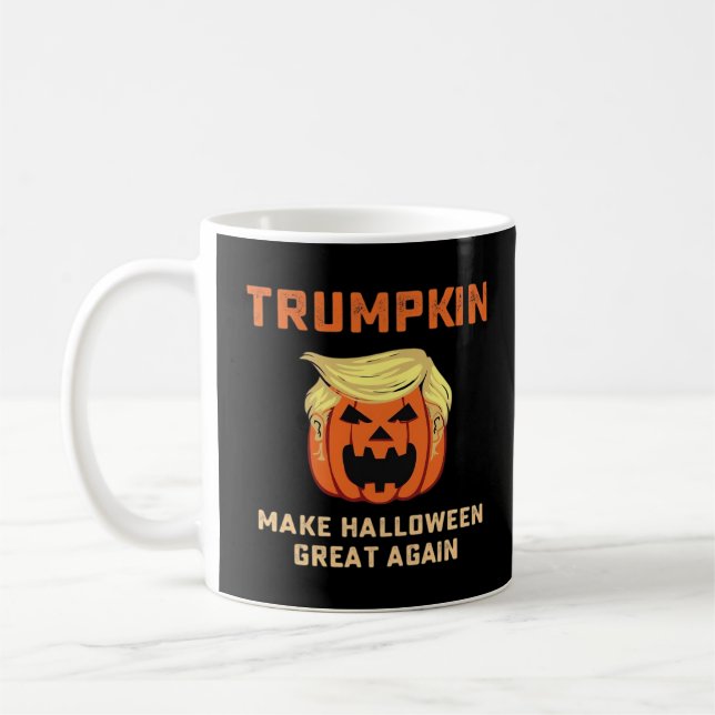 Trumpkin Make Halloween Great Again – Classic Pump Coffee Mug (Left)