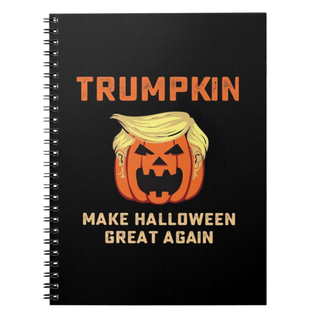 Trumpkin Make Halloween Great Again – Classic Pump Notebook (Front)