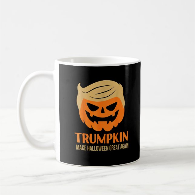 Trumpkin Make Halloween Great Again Coffee Mug (Left)