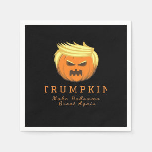 Trumpkin Make Halloween Great Again – Creepy Funny Napkin