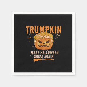 Trumpkin Make Halloween Great Again For Political, Napkin