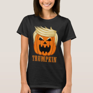 Trumpkin Make Halloween Great Again Funny (2 Side) T-Shirt