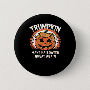 Trumpkin Make Halloween Great Again Funny 6 Cm Round Badge
