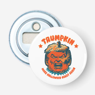 trumpkin make halloween great again funny bottle opener
