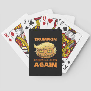 Trumpkin Make Halloween Great Again Funny Classic Playing Cards