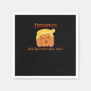 Trumpkin Make Halloween Great Again – Funny Costum Napkin