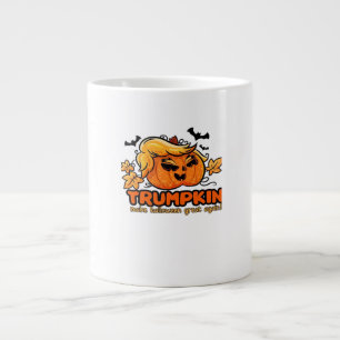 Trumpkin - Make Halloween Great Again! - Funny Hal Large Coffee Mug