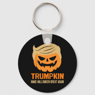 Trumpkin Make Halloween Great Again Funny Key Ring