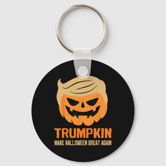 Trumpkin Make Halloween Great Again Funny  Key Ring (Front)